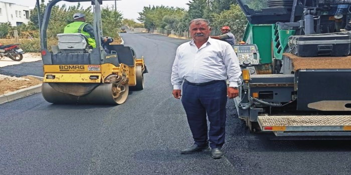 Salkımbağı Köyü yolu modern görünüm kazandı